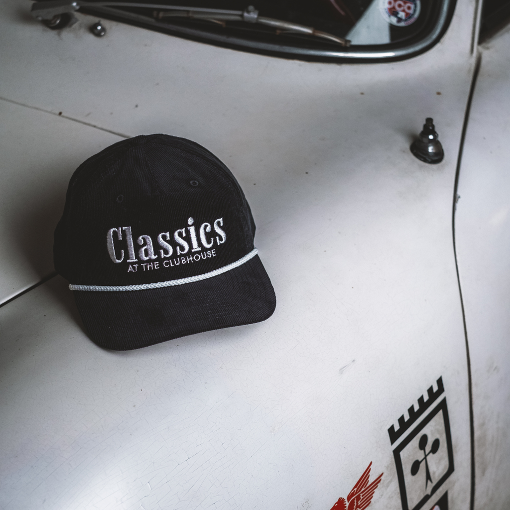 Classics at the Clubhouse Black Rope Cap