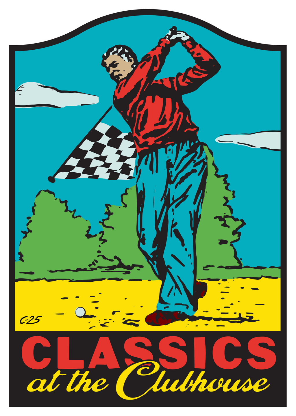 Classics at the Clubhouse Stickers & Window Clings