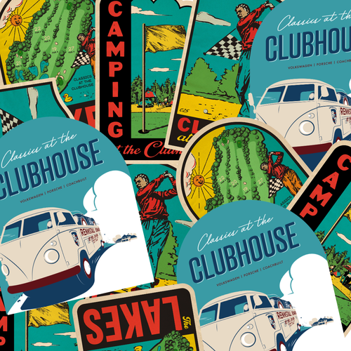 Classics at the Clubhouse Stickers & Window Clings